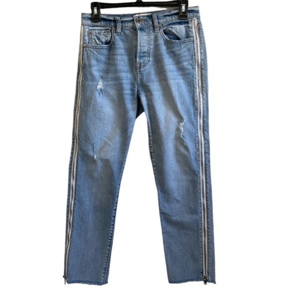 PISTOLA Charlie Utopia Zip High Rise Straight Leg Jean size 26 EUC - Picture 15 of 16